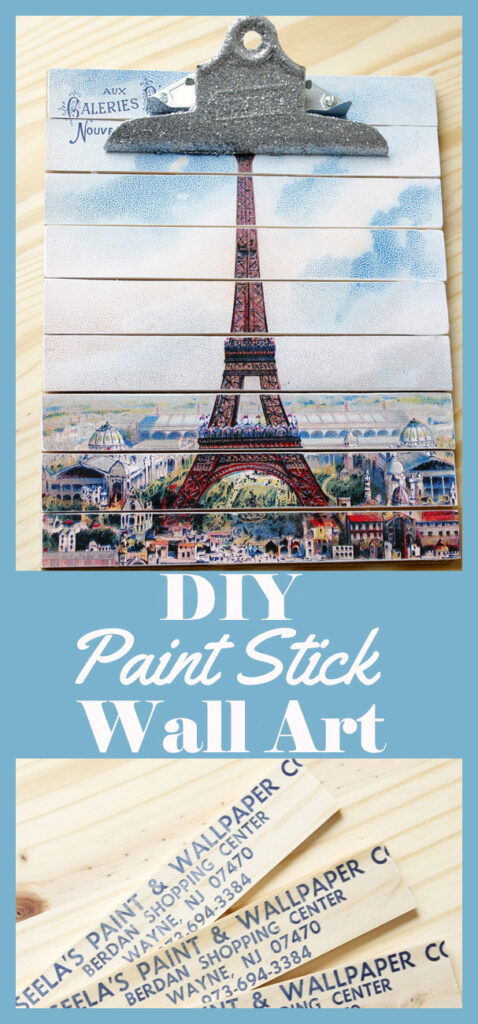 Paint Stick Wall Art! - The Graphics Fairy
